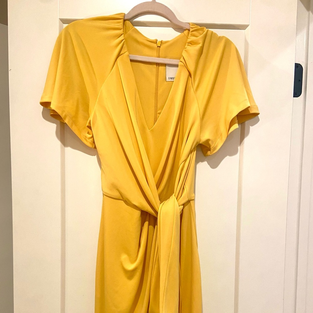 C/MEO Collective stretch wrap dress